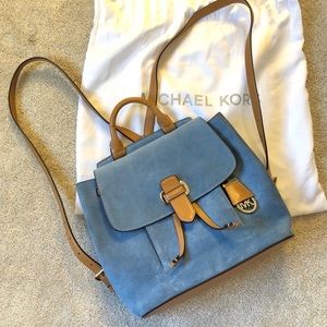 Michael kors Romy Medium suede backpack!